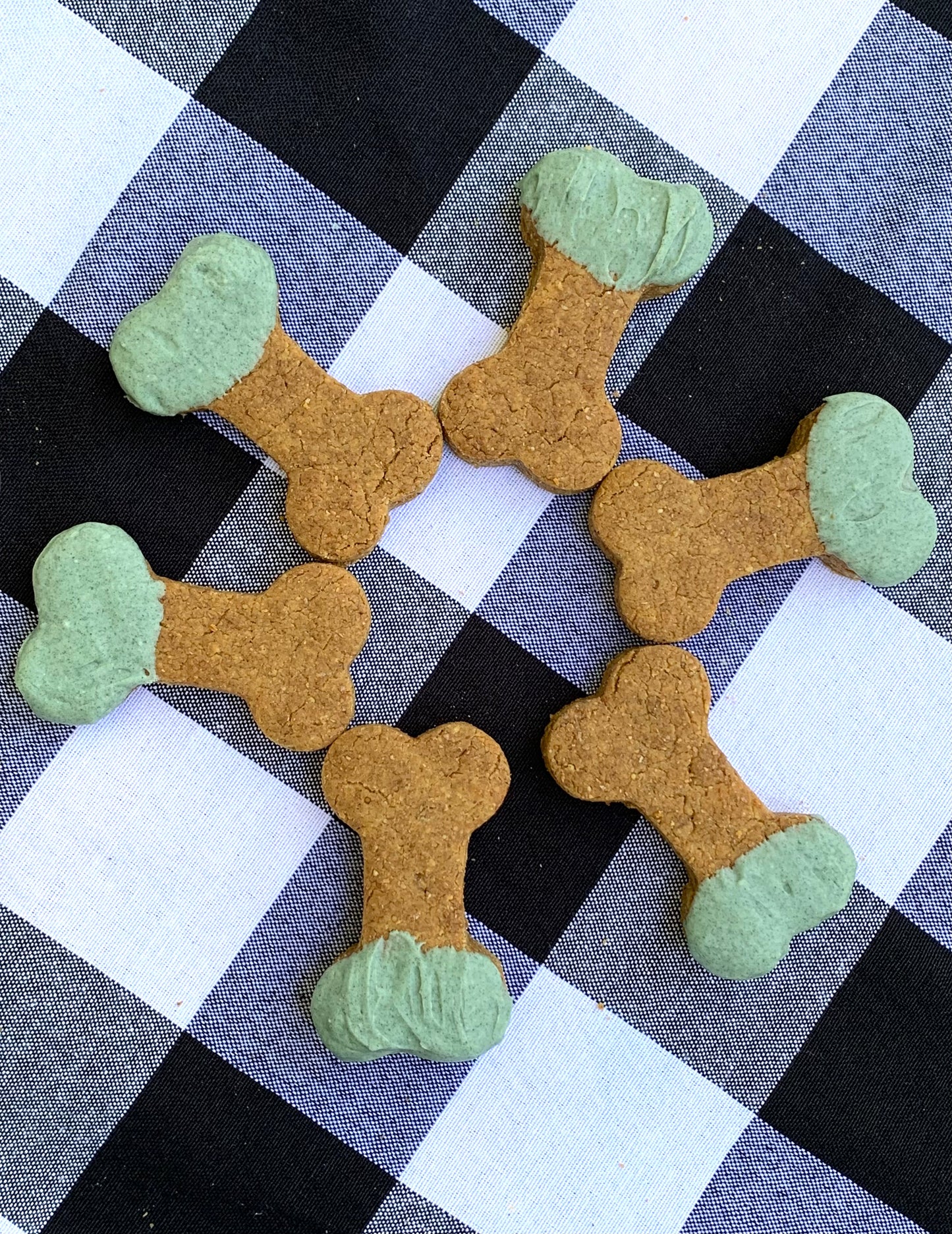 Christmas Present Dog Cookie Bones