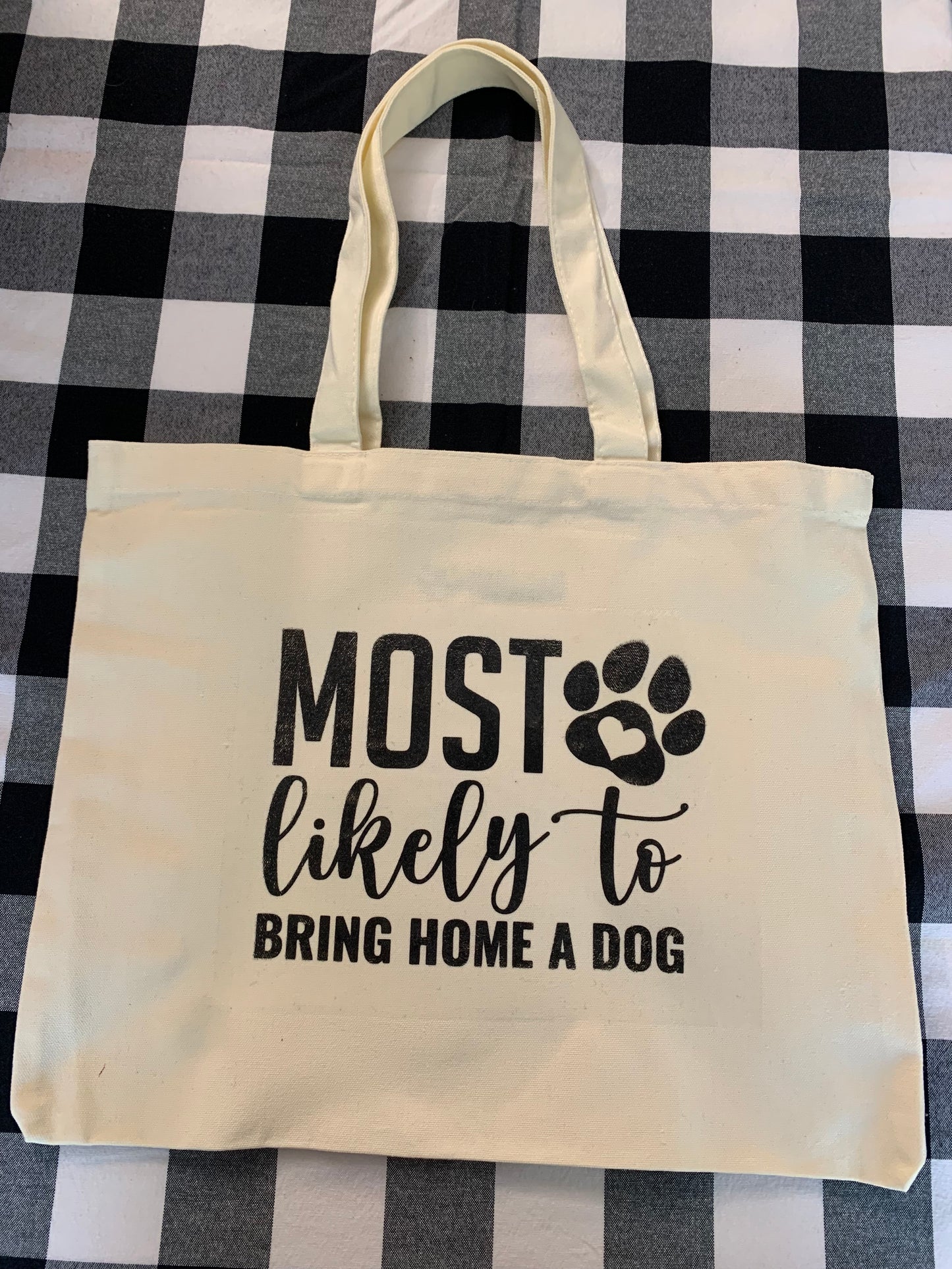 Dog Tote Bag